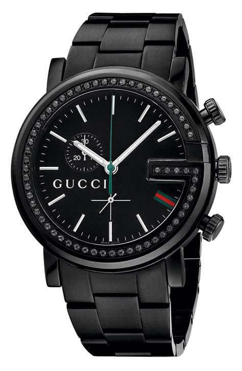 black diamond gucci watch